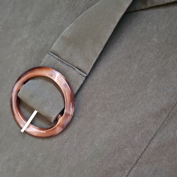 Loft Elegant Green Jumpsuit With Belt - Picture 10 of 12